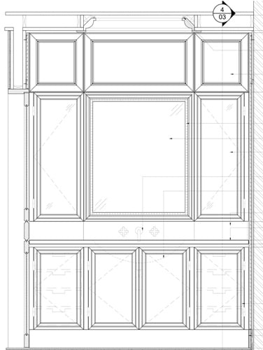 Millwork drawing